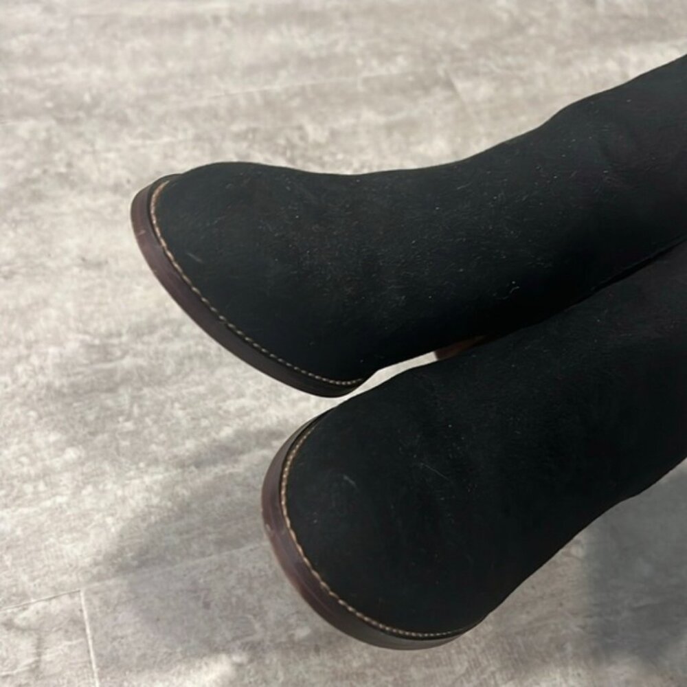 J. Crew Rory Microsuede Heeled Boots 6.5 - Picture 3 of 9